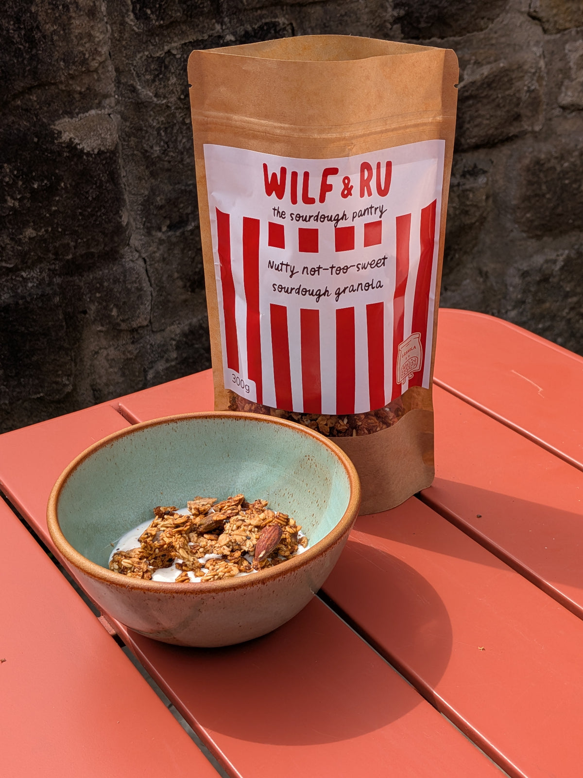 Nutty Not-Too-Sweet Sourdough Granola